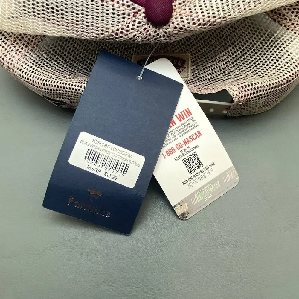 NWT NASCAR Fanatics Darlington Raceway Too Tough To Tame Trucker Hat Snapback